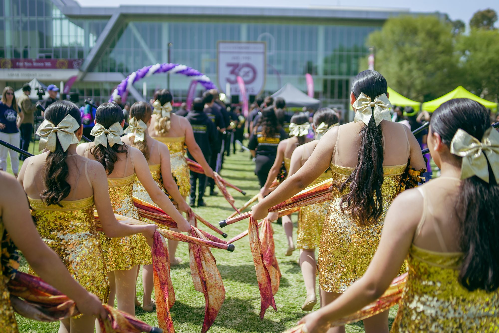 Festival coverage, color guard