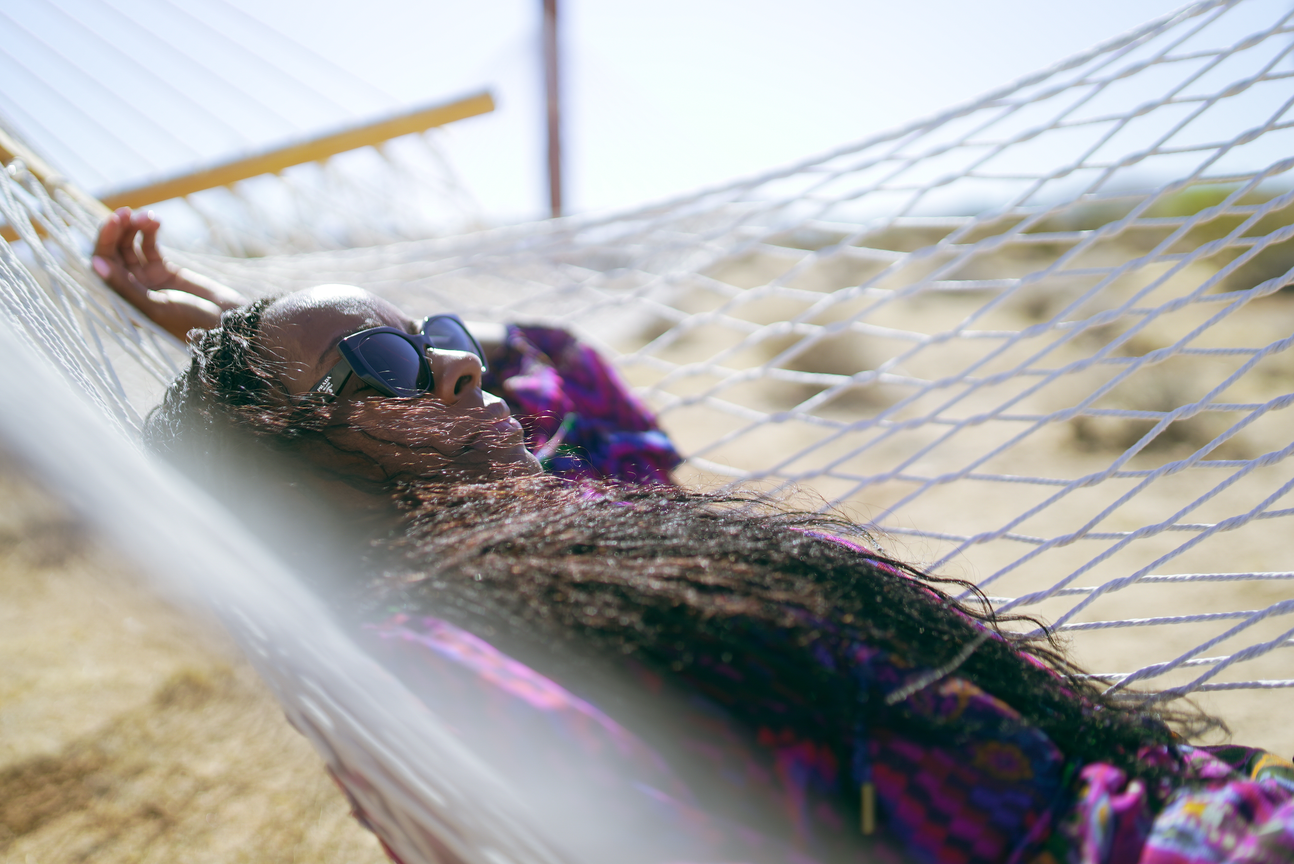 Hammock getaway, candid